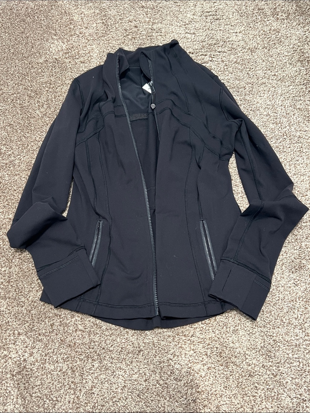 lululemon athletica Black Zip-Front Utility Jacket define jacket